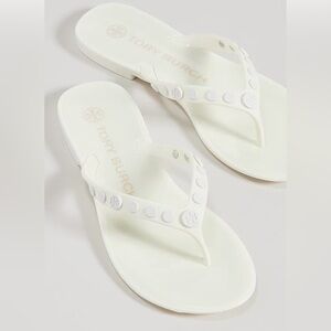 Tory Burch White Sandals